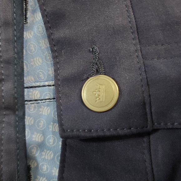 Peter Millar‎ Men's Straight Jeans - Navy Blue Size 33x32 - Picture 7 of 16